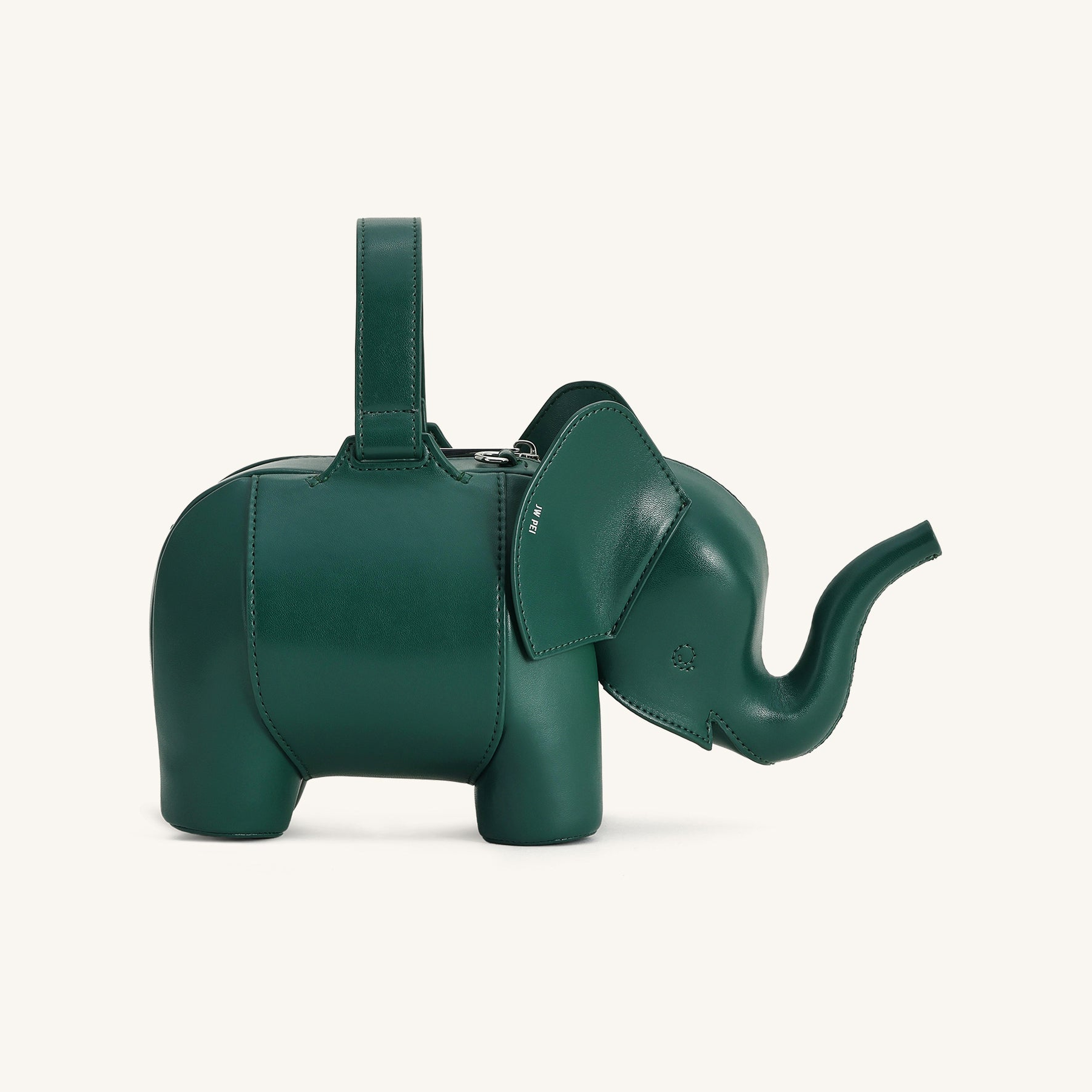 Claire Elephant Shaped Handbag - Green