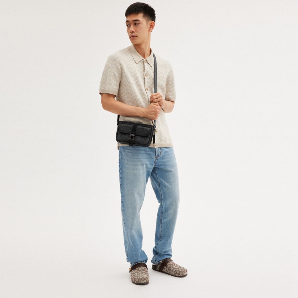 Beck Slim Crossbody In Signature Canvas
