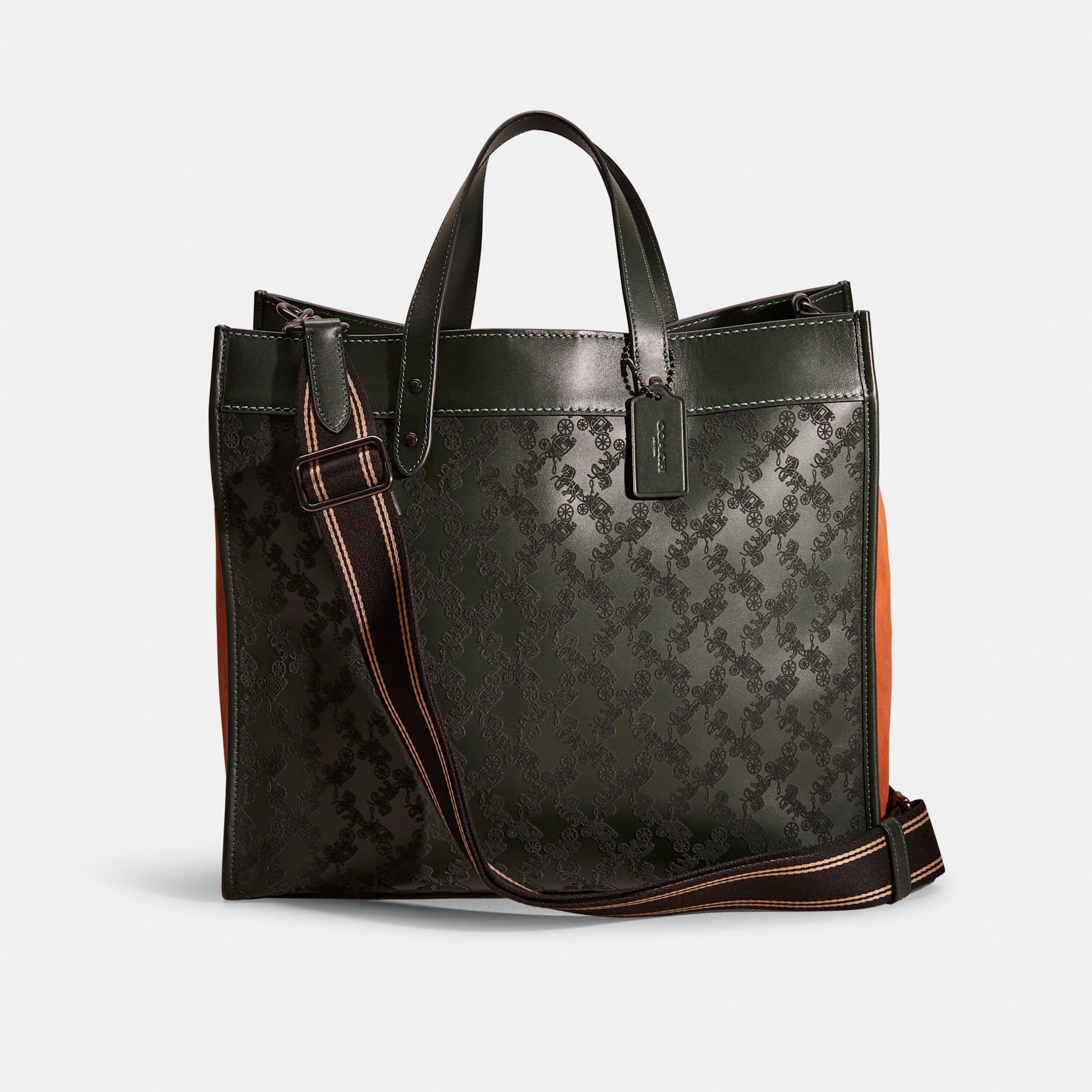 Restored Field Tote 40 With Horse And Carriage