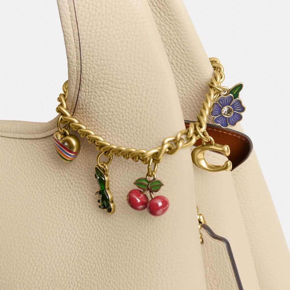 Motif Chain Bag Charm