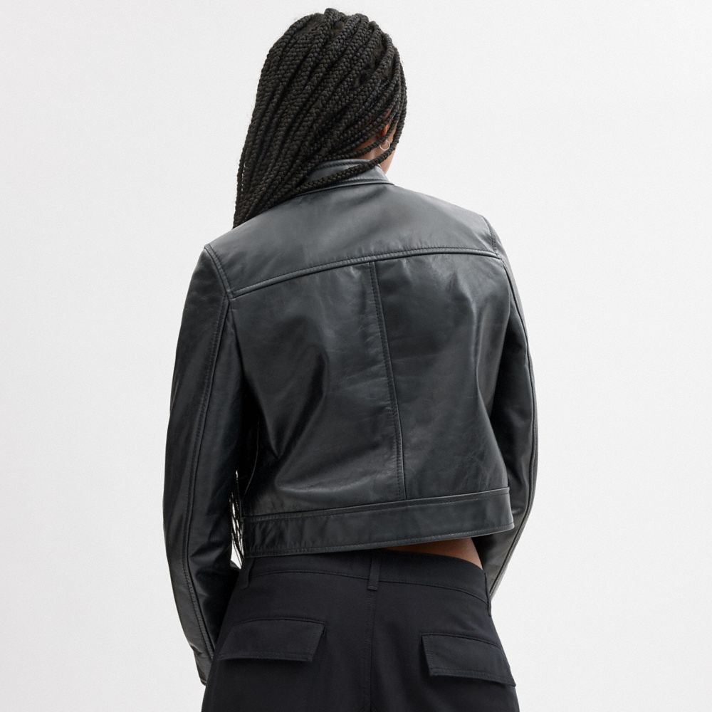 Leather Racing Jacket