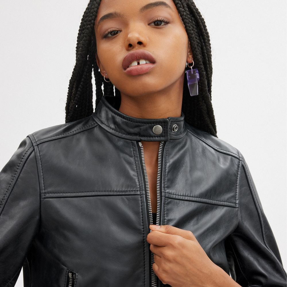 Leather Racing Jacket