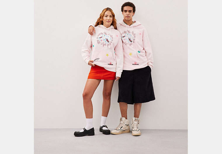 Hoodie With Floated Here To See You Print