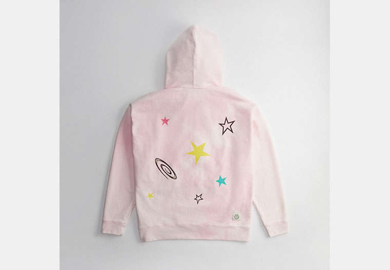 Hoodie With Floated Here To See You Print