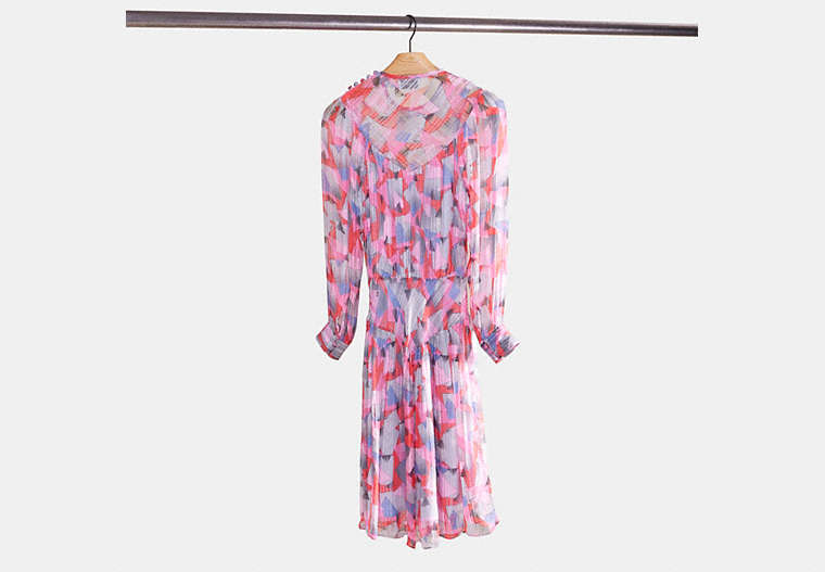 Restored Bold Geo Yoke Dress