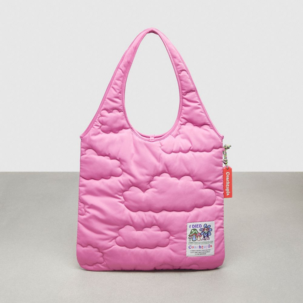 Coachtopia Loop Flat Tote With Cloud Quilting