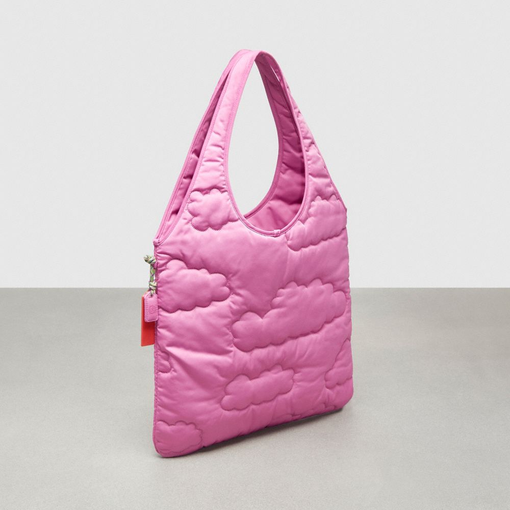 Coachtopia Loop Flat Tote With Cloud Quilting