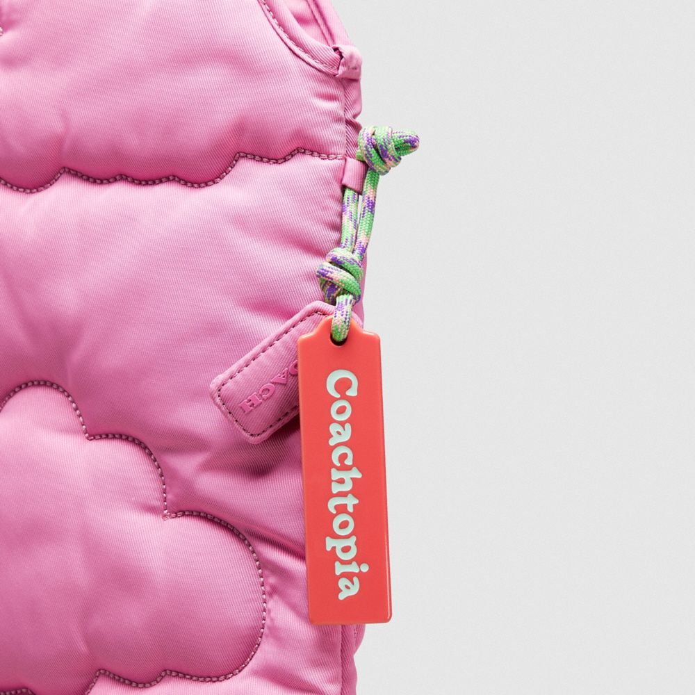 Coachtopia Loop Flat Tote With Cloud Quilting