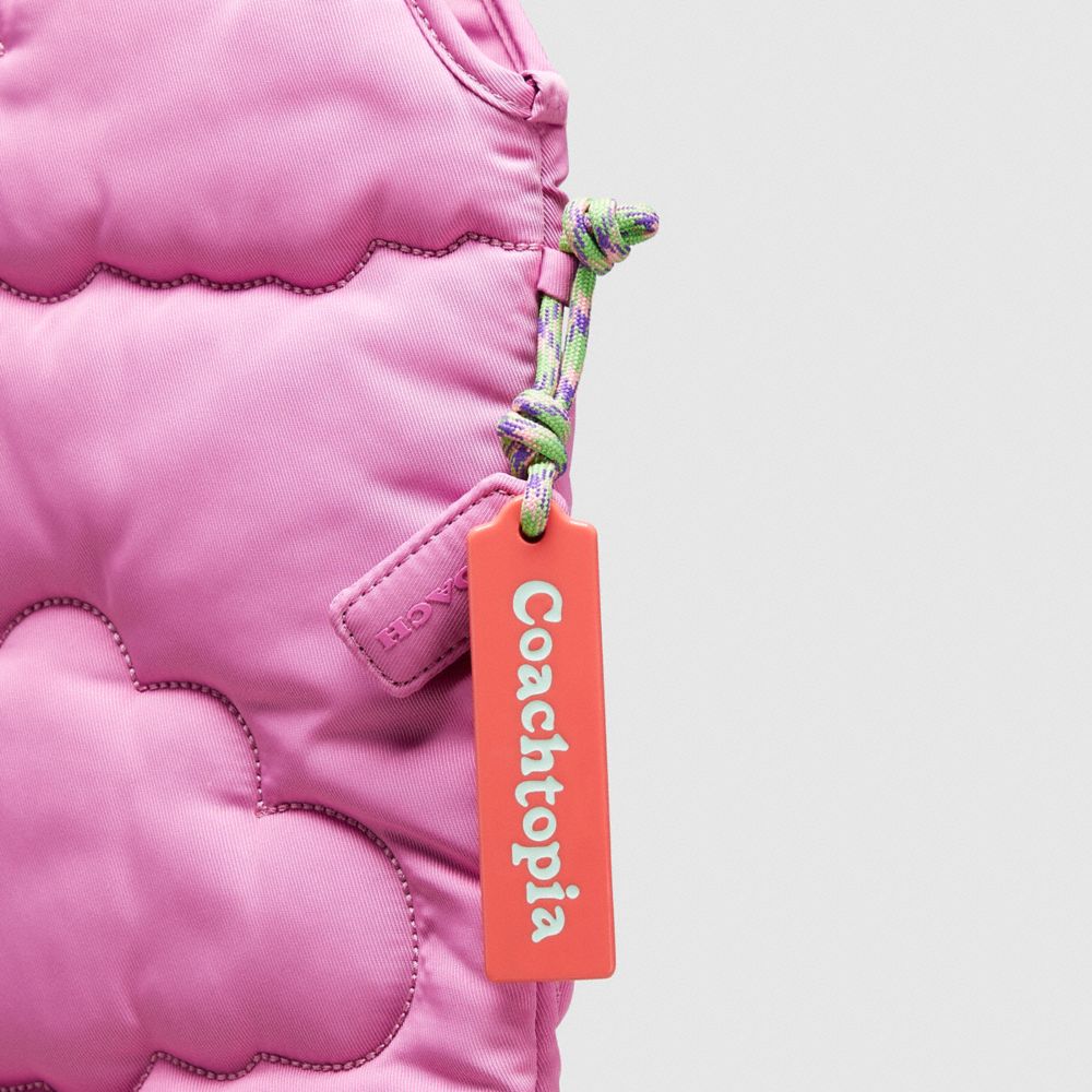 Coachtopia Loop Flat Tote With Cloud Quilting
