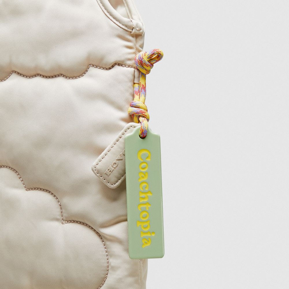 Coachtopia Loop Flat Tote With Cloud Quilting