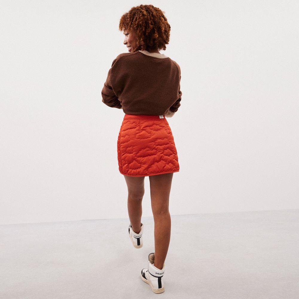 Coachtopia Loop Quilted Cloud Skirt
