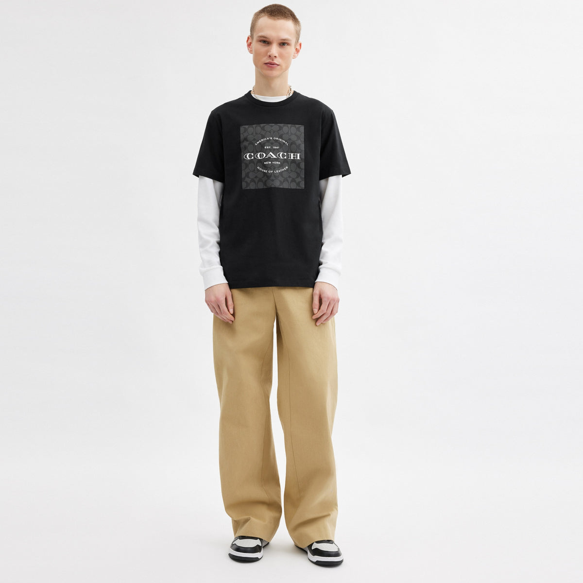 Signature Square T-Shirt In Organic Cotton
