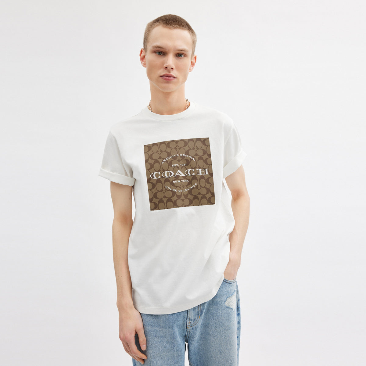 Signature Square T-Shirt In Organic Cotton