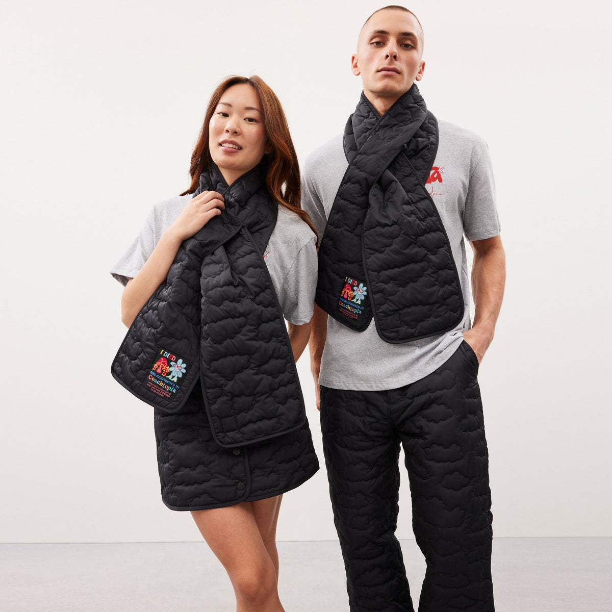 Coachtopia Loop Scarf With Cloud Quilting