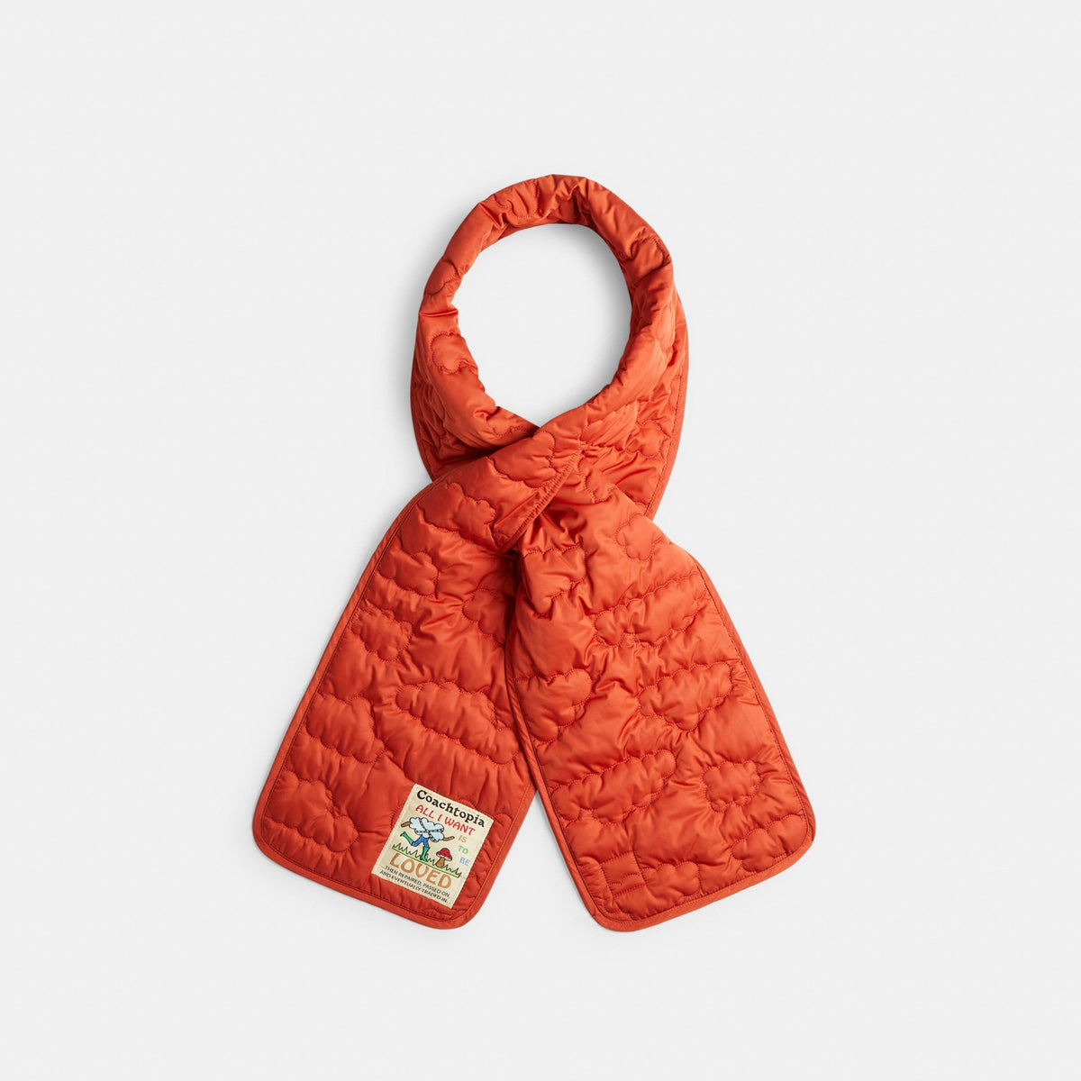 Coachtopia Loop Scarf With Cloud Quilting