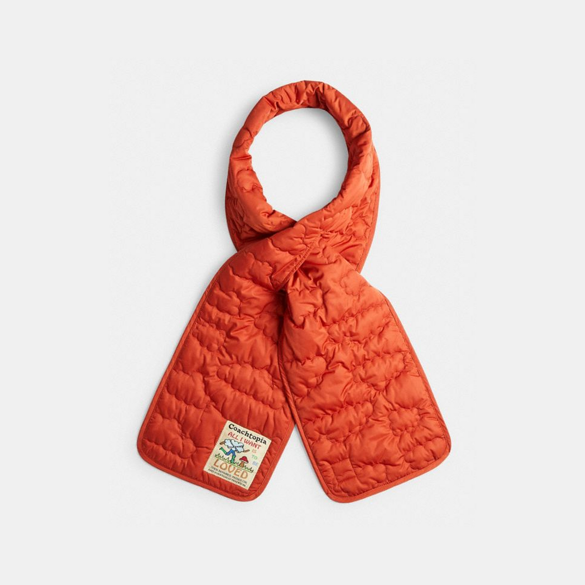 Coachtopia Loop Scarf With Cloud Quilting
