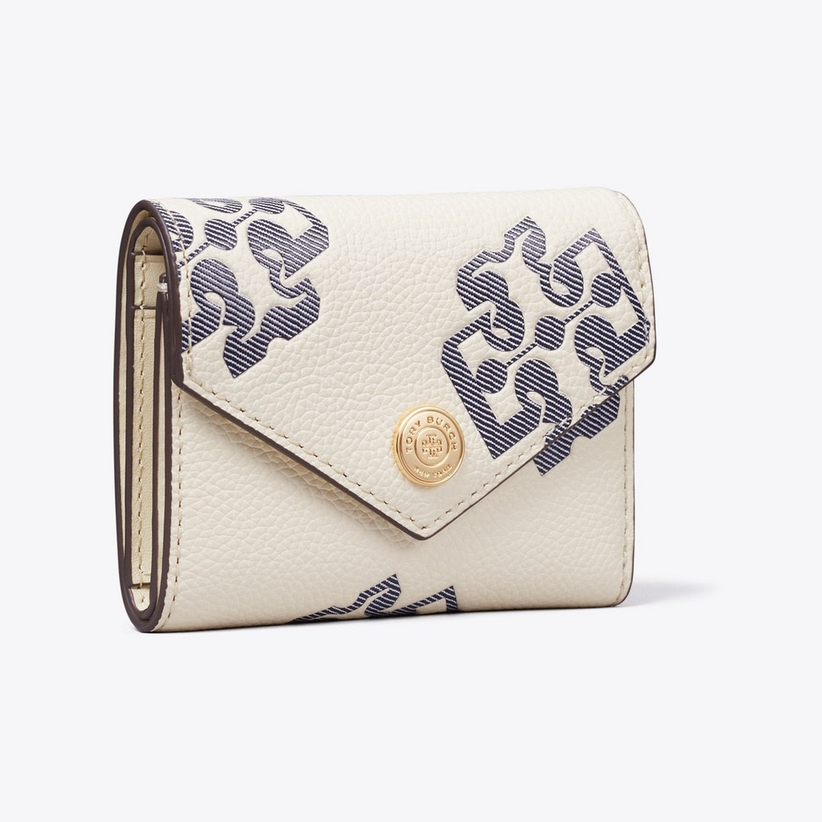 Contrast Embossed Envelope Small Wallet
