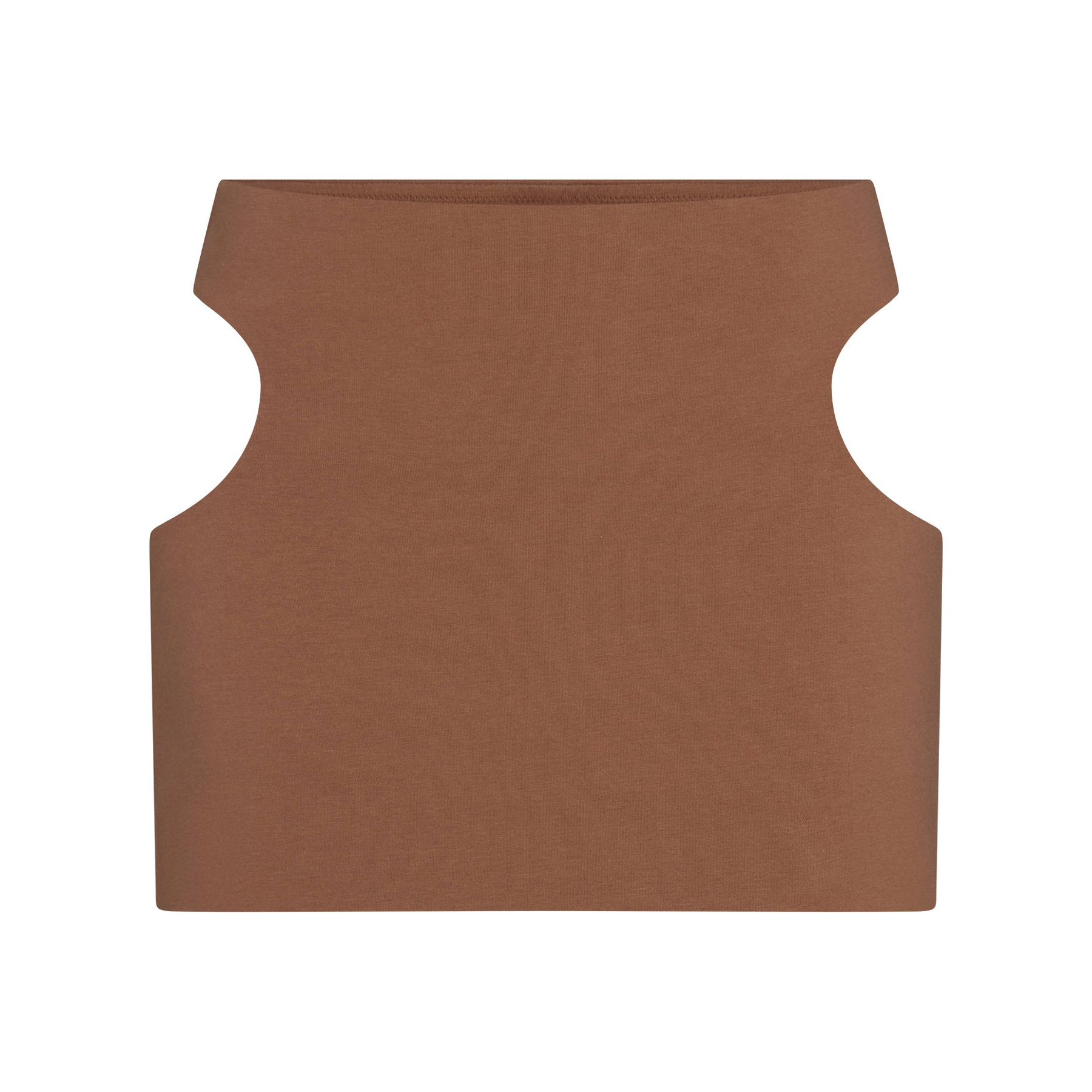 Cotton Jersey Cut Out Mini Skirt