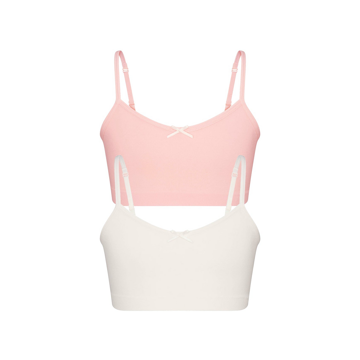 Cotton Seamless Juniors Bralette 2-pack