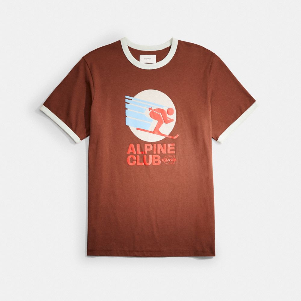 Restored Alpine Club Boxy T-Shirt In Organic Cotton