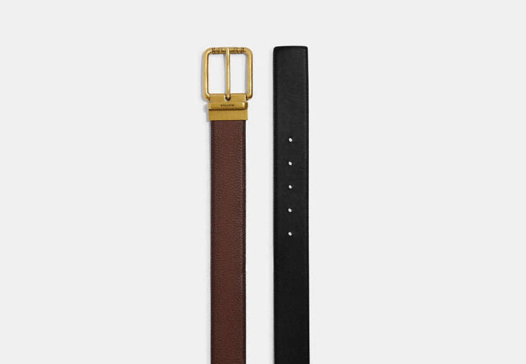Square Roller Buckle Cut-To-Size Reversible Belt, 38 Mm