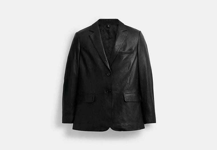 Leather Blazer