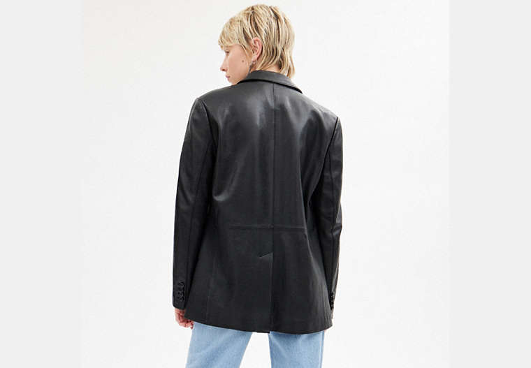 Leather Blazer