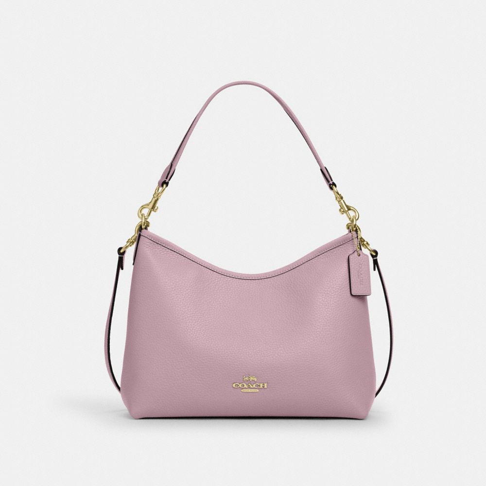 Laurel Shoulder Bag With Pockets In Loved Leather