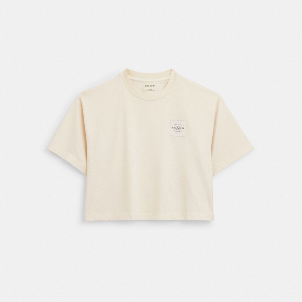 Garment Dye Cropped T Shirt