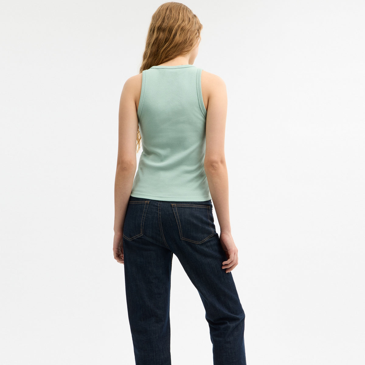 New York Ribbed Tank Top