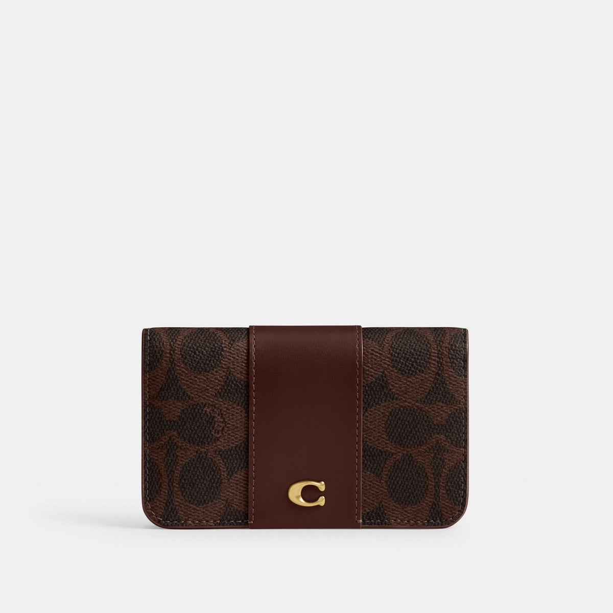 Essential Slim Card Case In Signature Canvas