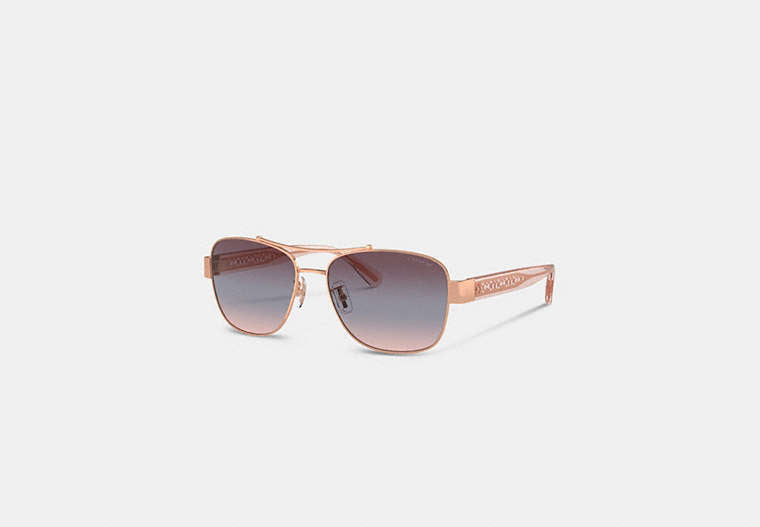 Signature Ombré Narrow Pilot Sunglasses