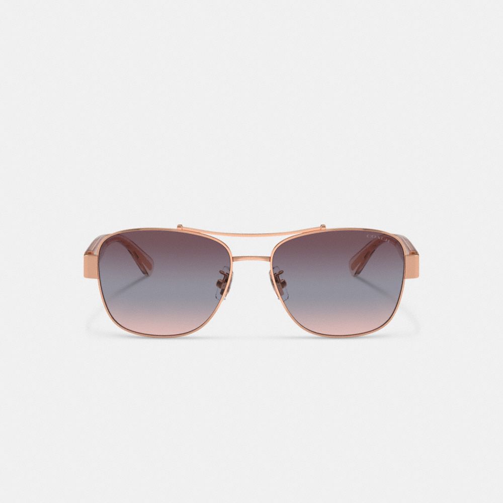 Signature Ombré Narrow Pilot Sunglasses