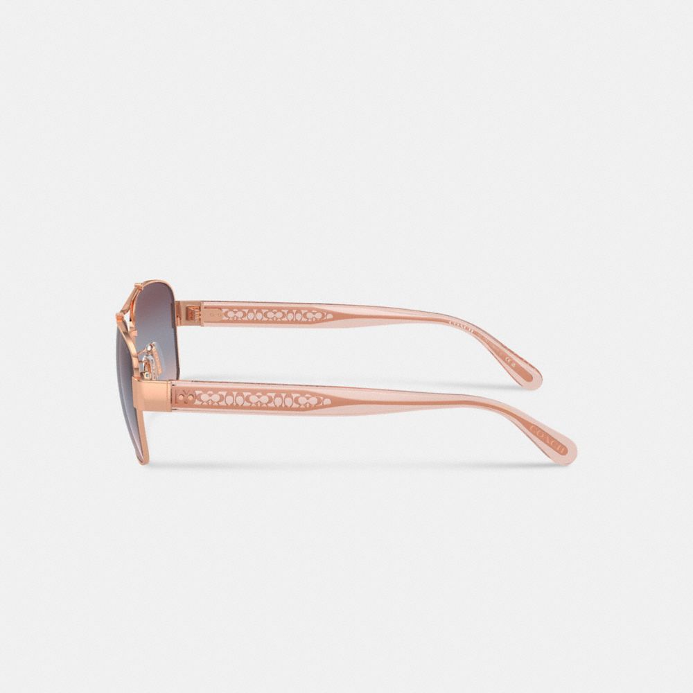 Signature Ombré Narrow Pilot Sunglasses