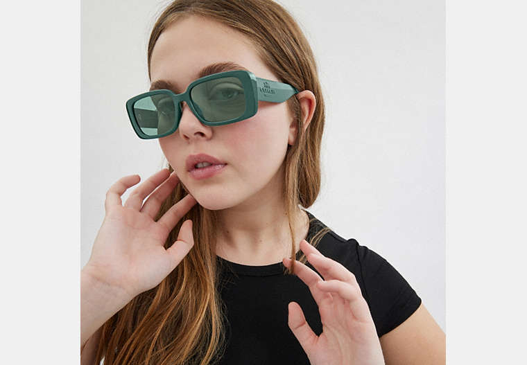 Narrow Rectangle Sunglasses