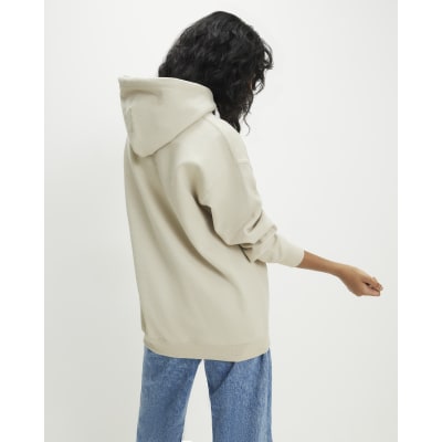 Cream Long Sleeve Hoodie