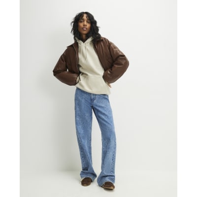 Cream Long Sleeve Hoodie