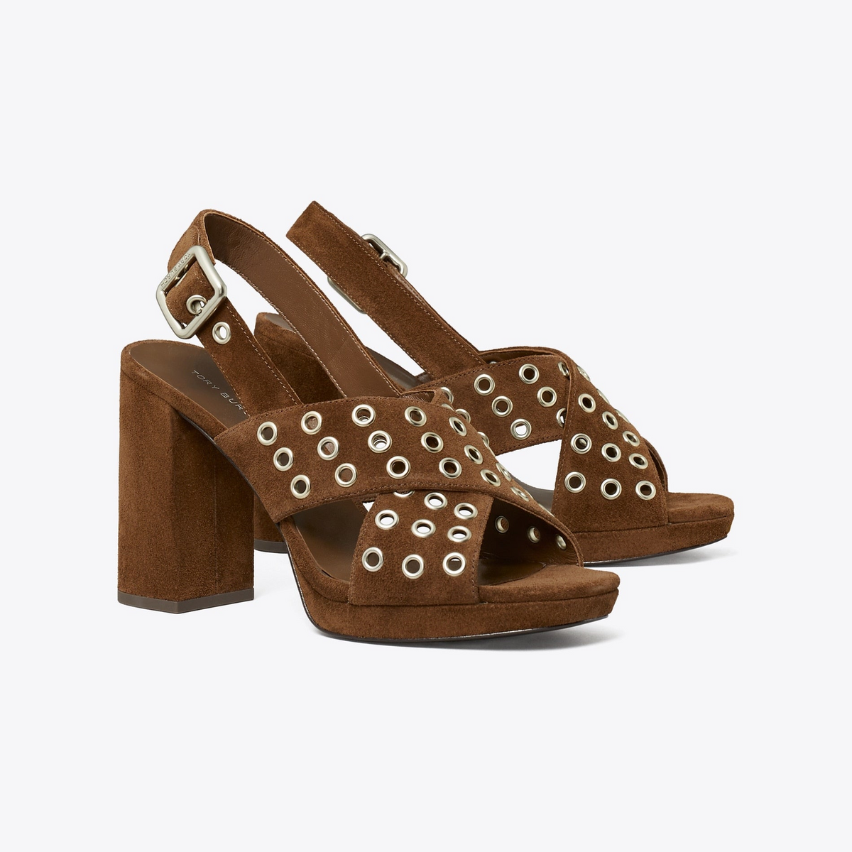 Cross-Band Heeled Sandal