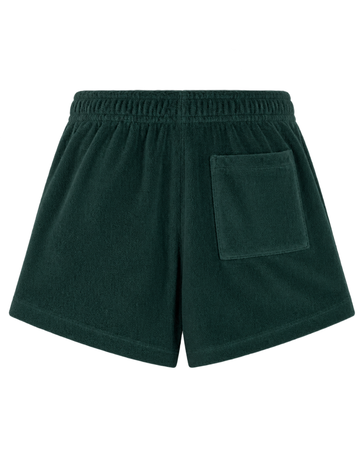Crown Tennis Velour Short - Forest/Ecru