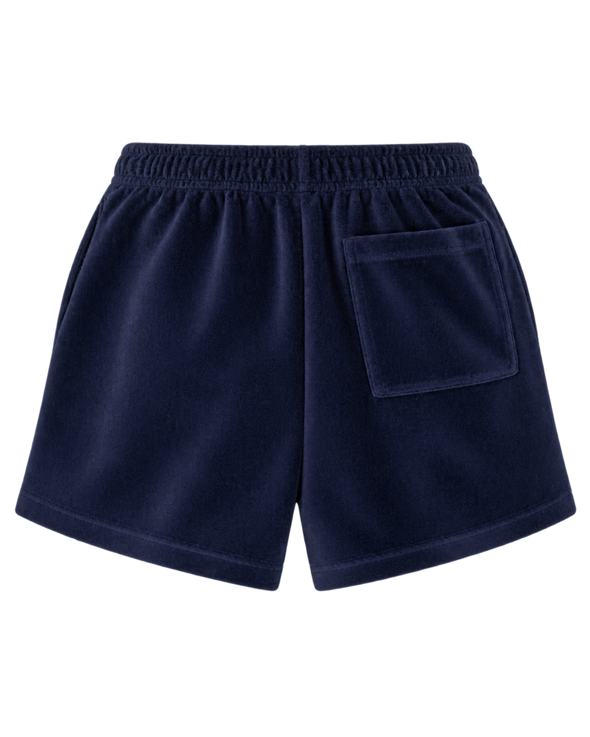 Crown Tennis Velour Short - Navy/Ecru
