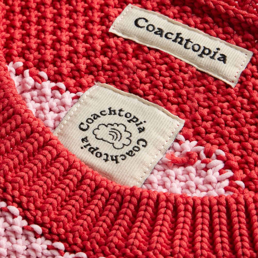 Coachtopia Cropped Crochet Tank Top
