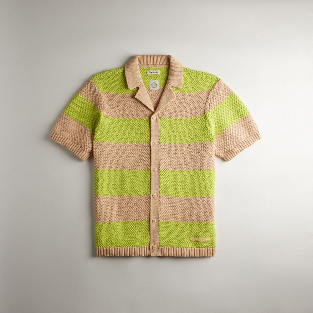 Coachtopia Crochet Button-Up Shirt
