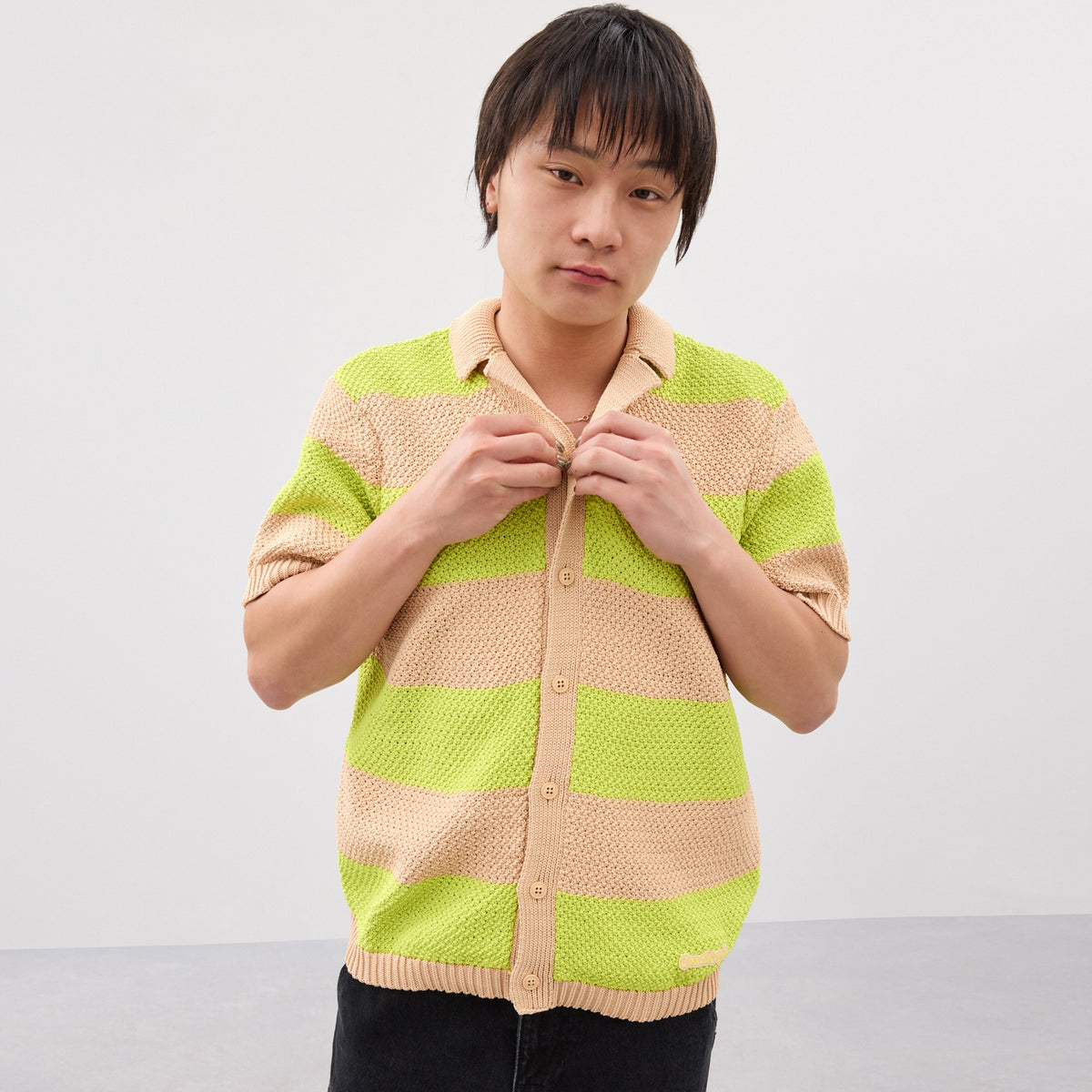Coachtopia Crochet Button-Up Shirt