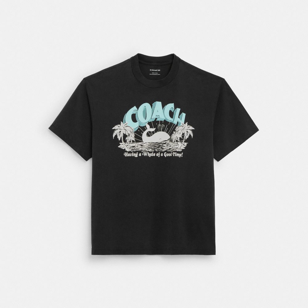 Whale T Shirt In Organic Cotton
