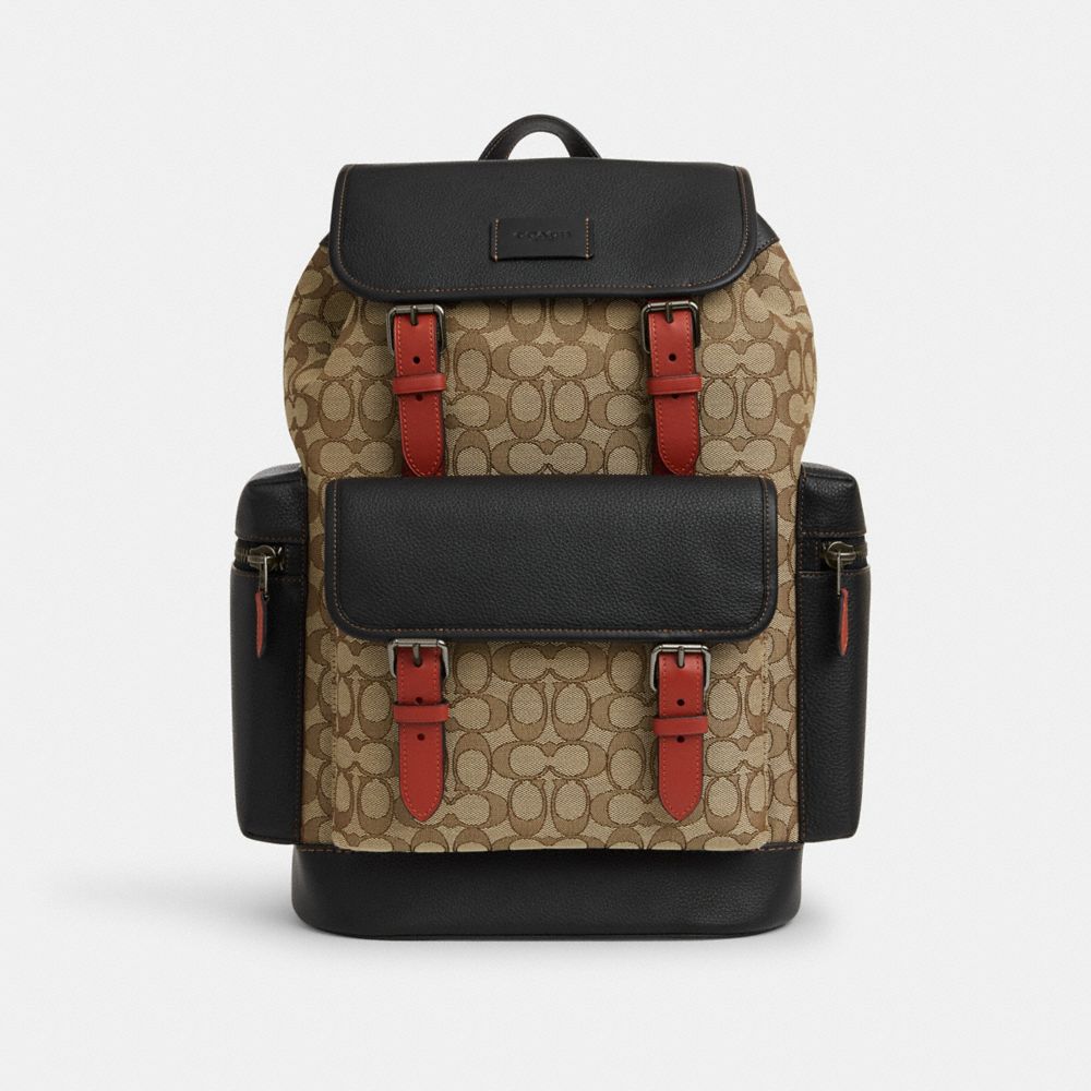 Sprint Backpack In Colorblock Signature Canvas
