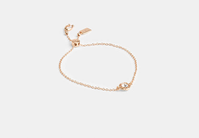Halo Tea Rose Slider Bracelet