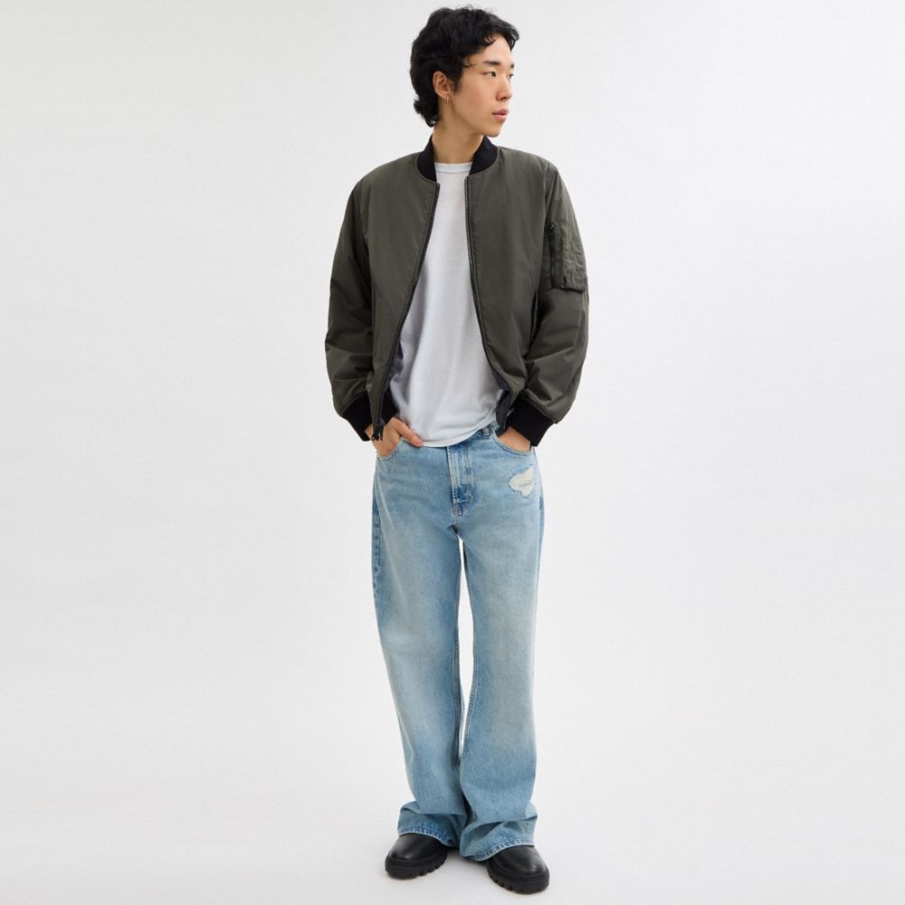 Reversible Ma 1 Jacket In Recycled Polyester