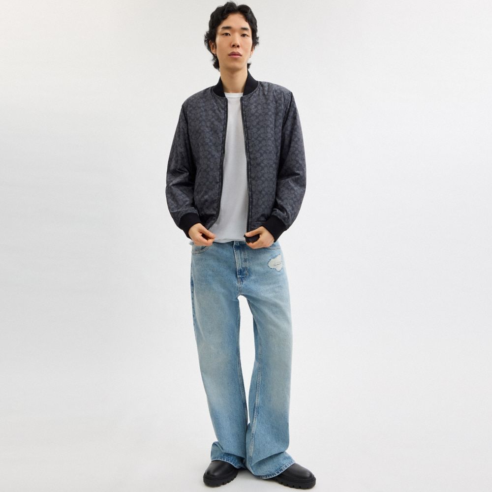 Reversible Ma 1 Jacket In Recycled Polyester