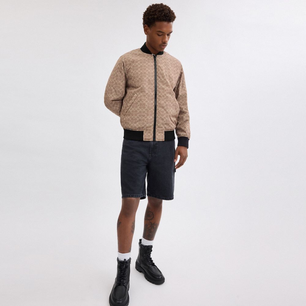 Reversible Ma 1 Jacket In Recycled Polyester