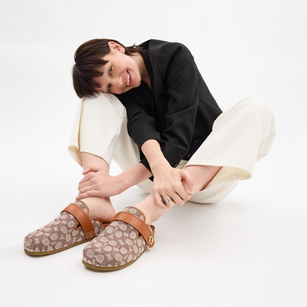 Blake Clog In Signature Textile Jacquard